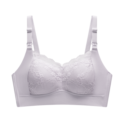 Briley Nursing Bra Polyester Lace Hook Comfortable Support