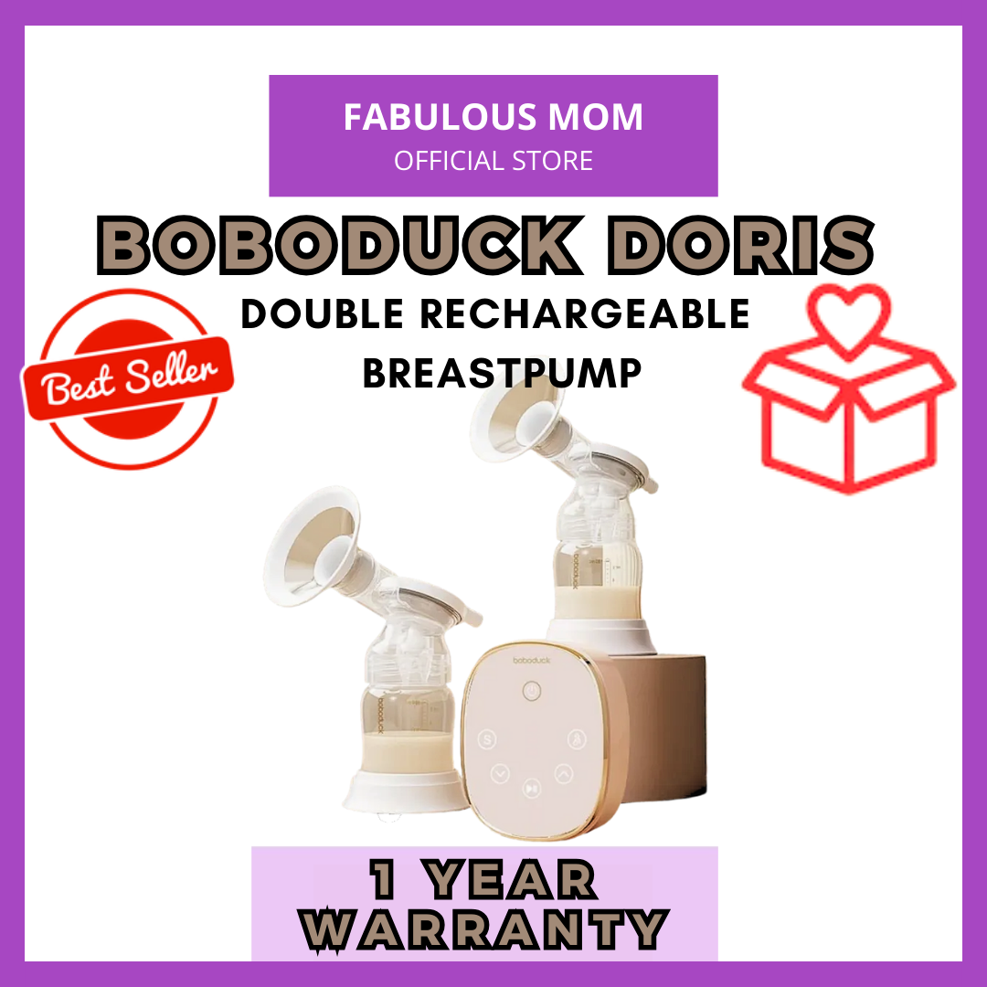 [BOBODUCK] Doris Double Rechargeable Breastpump + FREE GIFTS