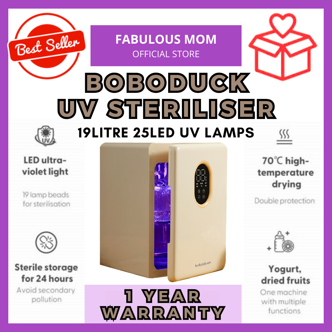 PROMO Boboduck LED UV Steriliser [19L] 25 Lamps + Yogurt Maker & Fruits Dehydrator FREE RM30 FM CASH VOUCHER