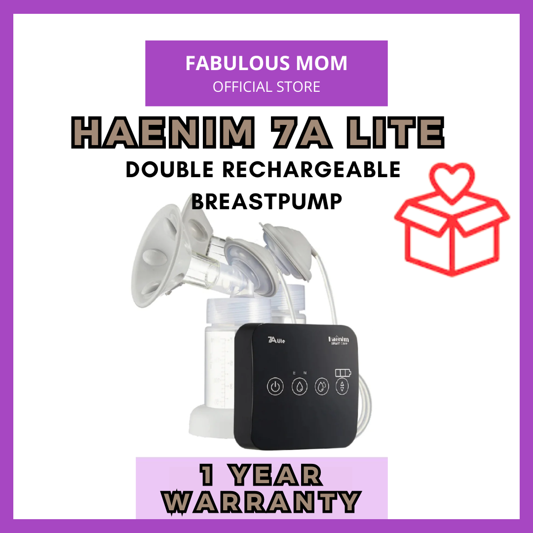 [HAENIM] NexusFit 7A Lite Double Rechargeable Breastpump + FREE GIFTS