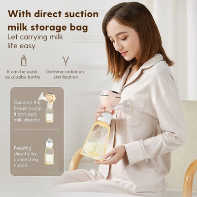 [BOBODUCK] Belle Wireless Breast Pump With Bottle + Free Storage Bag