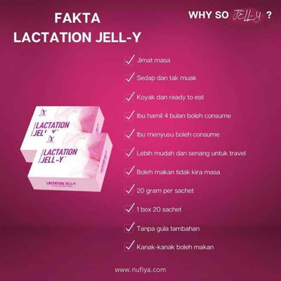 Nufiya Lactation Jell-Y Organic Milk Booster [20 Sachet]