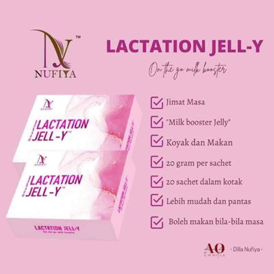 Nufiya Lactation Jell-Y Organic Milk Booster [20 Sachet]