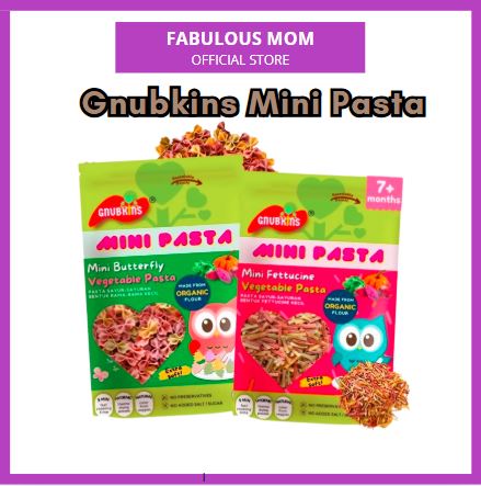 [GNUBKINS] Baby Grains Organic Mini Pasta (7 Months Onwards)