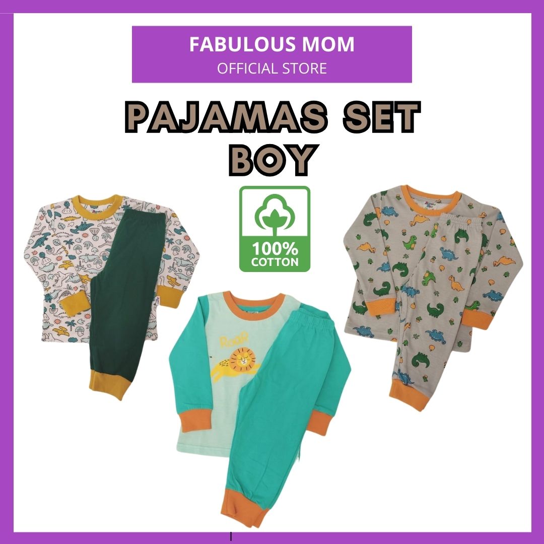 Super Sun 100% Cotton Boy Pajamas Set