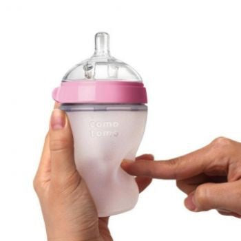 [COMOTOMO] Original Silicone Baby Feeding Bottle With Teat