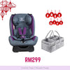 [HUGOBABY] Sicuro Convertible Car Seat Newborn To 12 Years Carseat + FREE GIFTS BY FABULOUS MOM [6 Years Warranty]