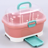 2 in 1 Baby Bottle Accessories Drying Rack With Storage Box