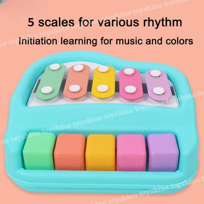 Kids Educational Toy 2 in 1 Small Piano Xylophone Musical Toy for Kids