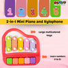 Kids Educational Toy 2 in 1 Small Piano Xylophone Musical Toy for Kids