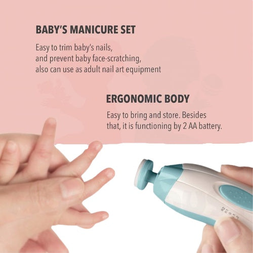 Baby Nail Trimmer Electric Grooming Care Kit 6 in 1