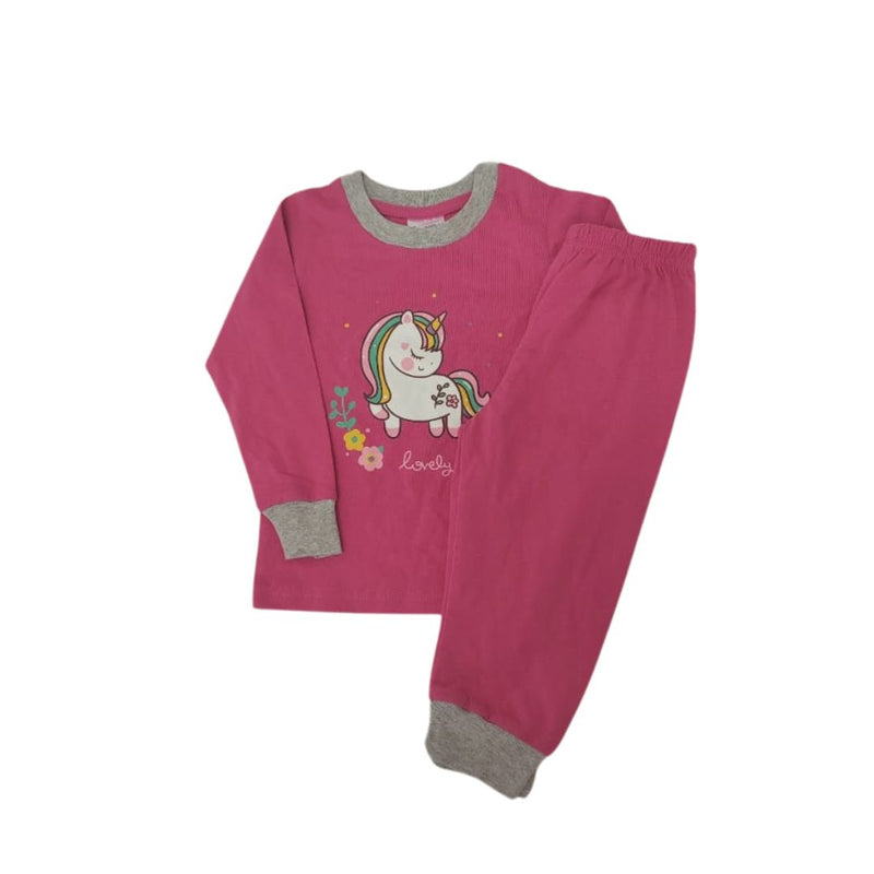 Super Sun 100% Cotton Girl Pajamas Set