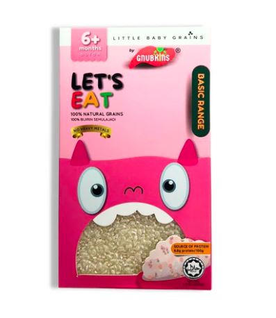 [GNUBKINS] Baby Grains Basic Range | Let’s Eat | Let’s Chew | Let’s Nourish | Baby Porridge & Rice