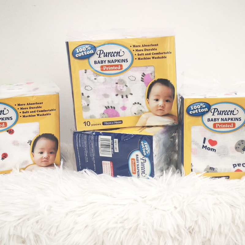 Baby napkin hot sale printed