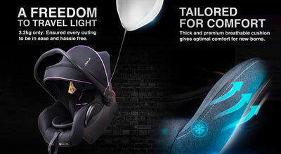 [CROLLA] AIR CARRIER SEAT FROM BIRTH TO 13KG + 1 YEAR WARRANTY