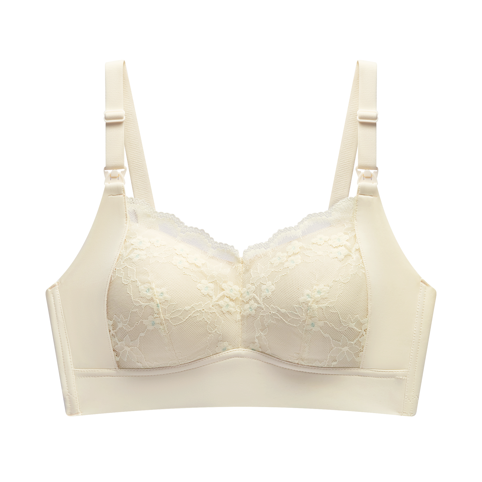 Mother's Day Gifts Tawop Lace Bras For Women Rimless Stretch Beige