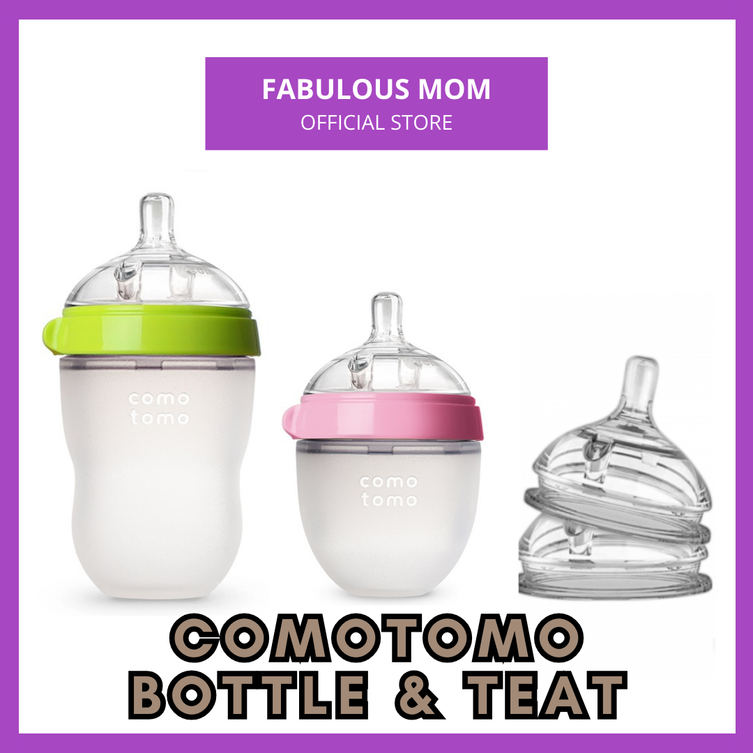 [COMOTOMO] Original Silicone Baby Feeding Bottle With Teat