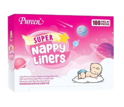 [PUREEN] Baby Thick Nappy Liners 100s