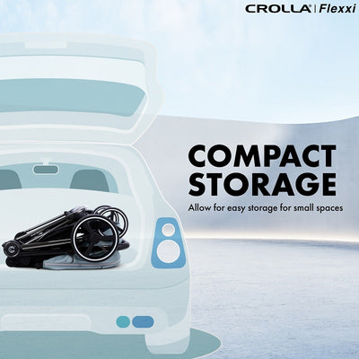 [CROLLA] FLEXXI TWO WAYS FACING STROLLER FROM NEWBORN TO 22KG + 1 YEAR WARRANTY
