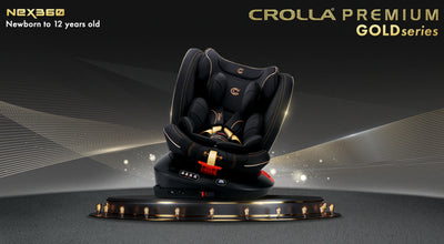 Crolla NEX360 Premium Gold Isofix + FREE GIFTS (3 TIER TROLLEY OR DRYING RACK)