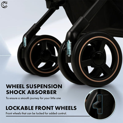 MOTHER'S DAY PROMO[CROLLA] FLEEX ULTRA COMPACT,TRAVEL LIGHT STROLLER FROM NEWBORN TO 15KG + 1 YEAR WARRANTY + FREE BABY TOWEL & STROLLER HOOK