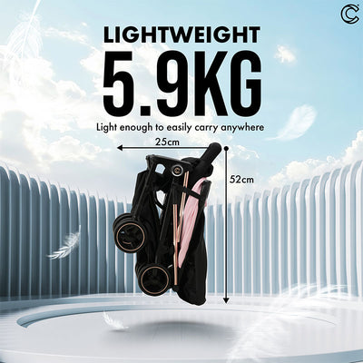 MOTHER'S DAY PROMO[CROLLA] FLEEX ULTRA COMPACT,TRAVEL LIGHT STROLLER FROM NEWBORN TO 15KG + 1 YEAR WARRANTY + FREE BABY TOWEL & STROLLER HOOK