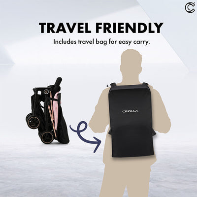 MOTHER'S DAY PROMO[CROLLA] FLEEX ULTRA COMPACT,TRAVEL LIGHT STROLLER FROM NEWBORN TO 15KG + 1 YEAR WARRANTY + FREE BABY TOWEL & STROLLER HOOK