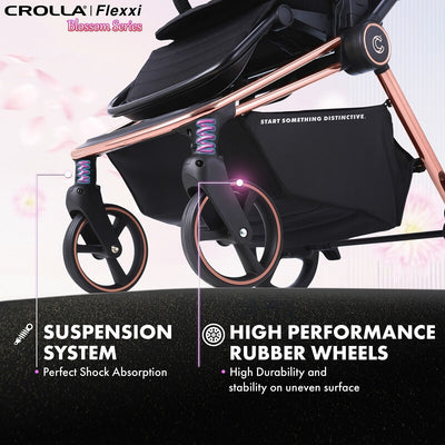 [CROLLA] FLEXXI TWO WAYS FACING STROLLER FROM NEWBORN TO 22KG + 1 YEAR WARRANTY