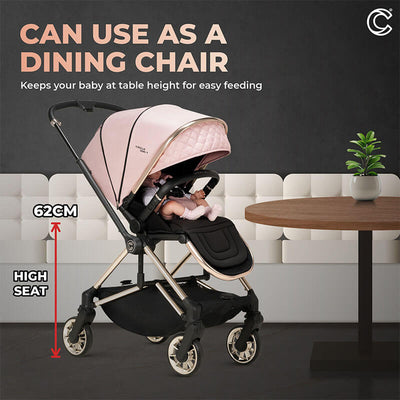 MOTHER'S DAY PROMO[CROLLA] ONE.1 TWO WAYS FACING STROLLER FROM NEWBORN TO 22KG + 1 YEAR WARRANTY + FREE STROLLER PAD & STROLLER HOOK