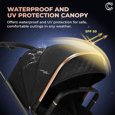 MOTHER'S DAY PROMO[CROLLA] ONE.1 TWO WAYS FACING STROLLER FROM NEWBORN TO 22KG + 1 YEAR WARRANTY + FREE STROLLER PAD & STROLLER HOOK