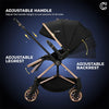 MOTHER'S DAY PROMO[CROLLA] ONE.1 TWO WAYS FACING STROLLER FROM NEWBORN TO 22KG + 1 YEAR WARRANTY + FREE STROLLER PAD & STROLLER HOOK
