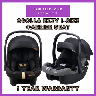 [CROLLA] EZZY i-SIZE BABY CARRIER SEAT FROM NEWBORN TO 83CM + 1 YEAR WARRANTY