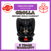 Crolla NEX360 GOLD Car Seat ISOFIX 360 Newborn to 12 Years + FREE FREE Portable Warmer, Baby Wipes [3 Years Warranty]