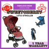 Sweet Cherry Leto Stroller + FREE GIFT