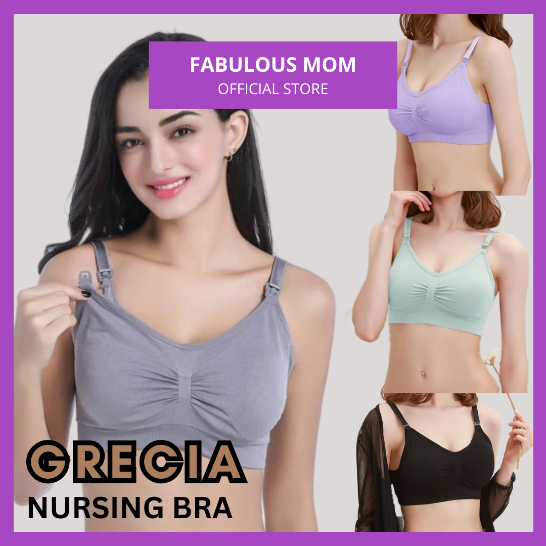 Boss Mama: Real-Support Nursing Bra - XL (Brown)