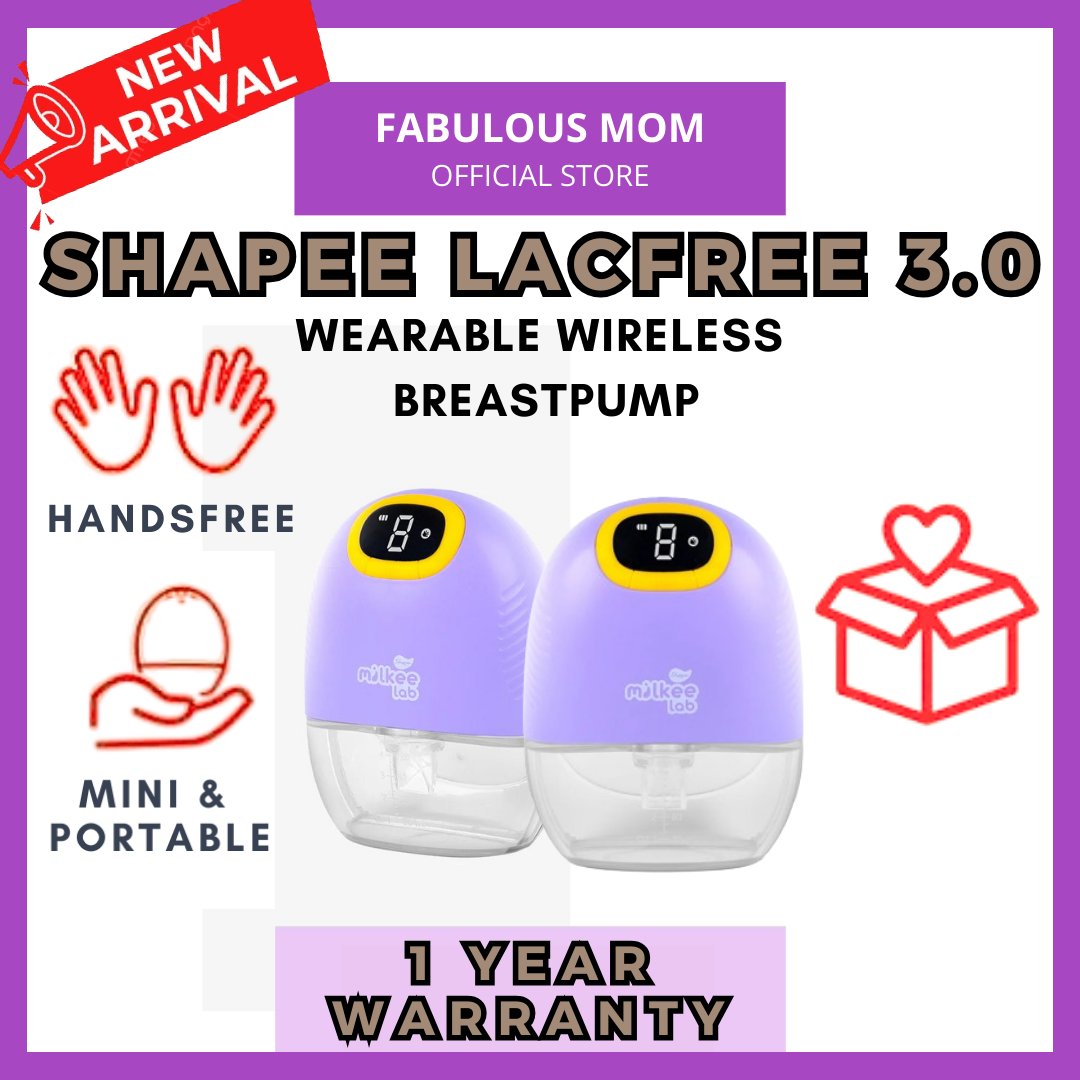 [SHAPEE] Milkee Lab LacFree 3.0 Handsfree Wearable Breastpump + FREE GIFT
