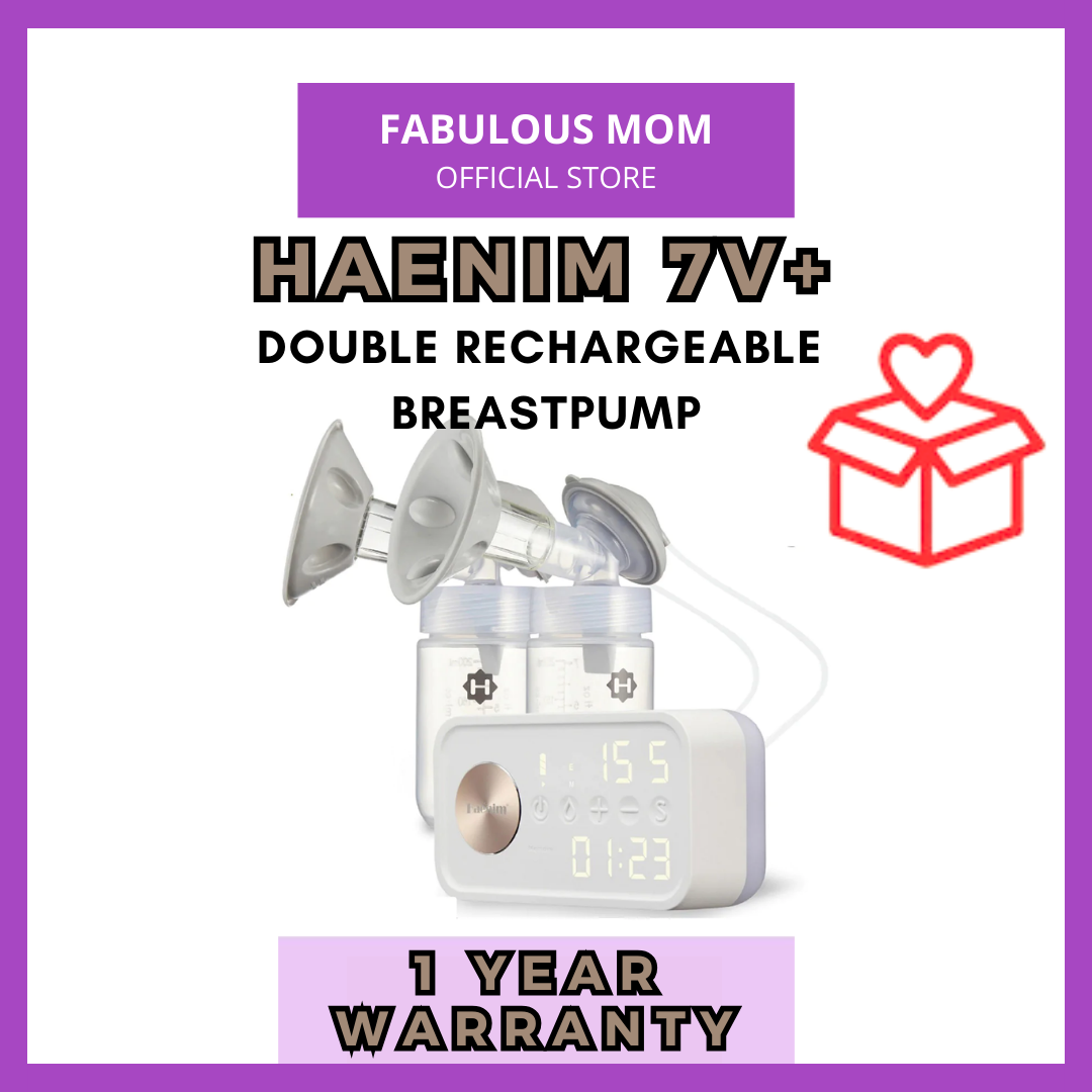 Haenim NexusFit 7V+ Portable Double Electric Breast Pump + FREE GIFTS