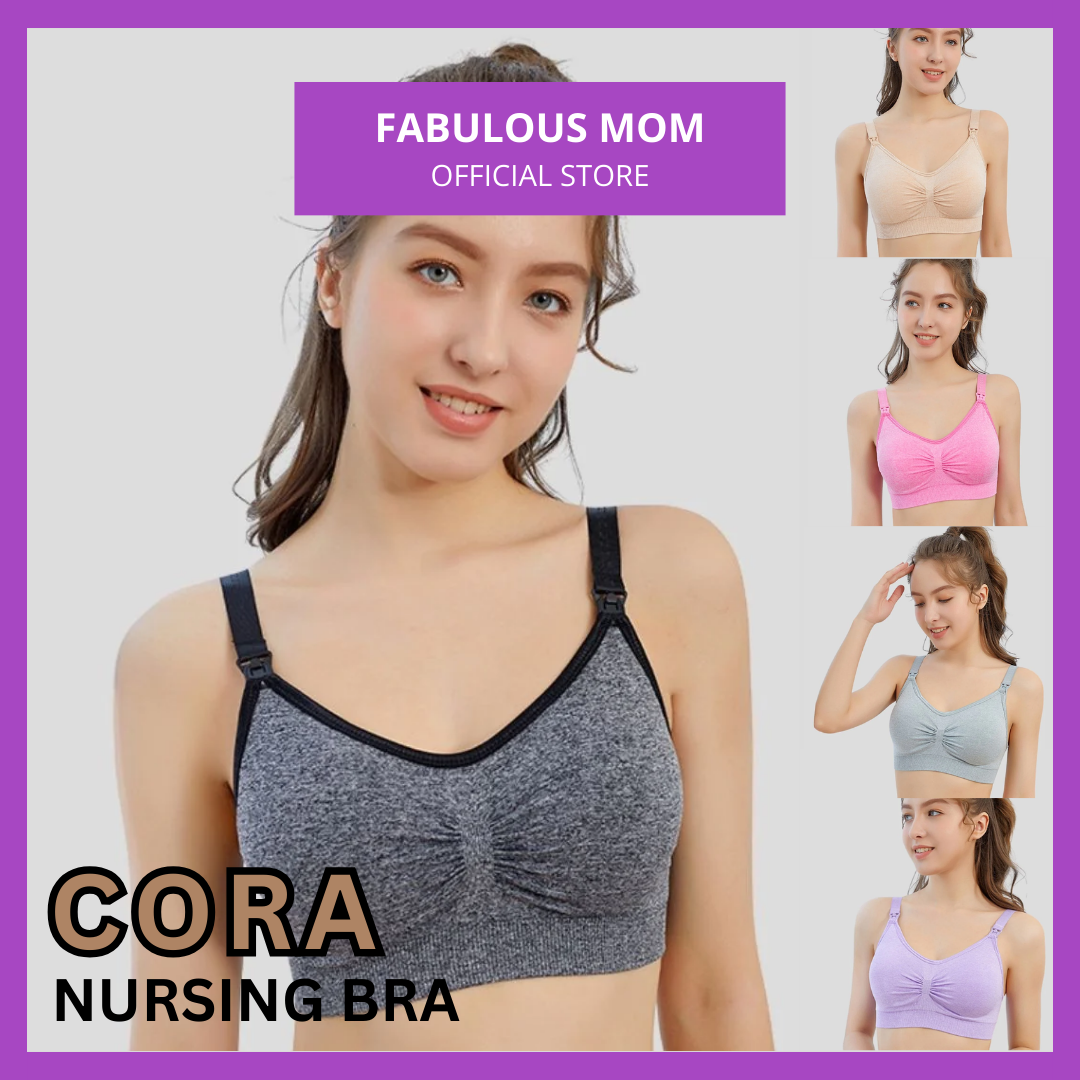 Cotton Nursing Bra Maternity Pregnancy Sports Nursing Breast Feeding Bras,  Size:75C(Navy)