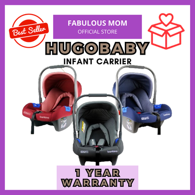 [HUGOBABY] Baby Bambino Infant Carrier Car Seat + FREE GIFTS