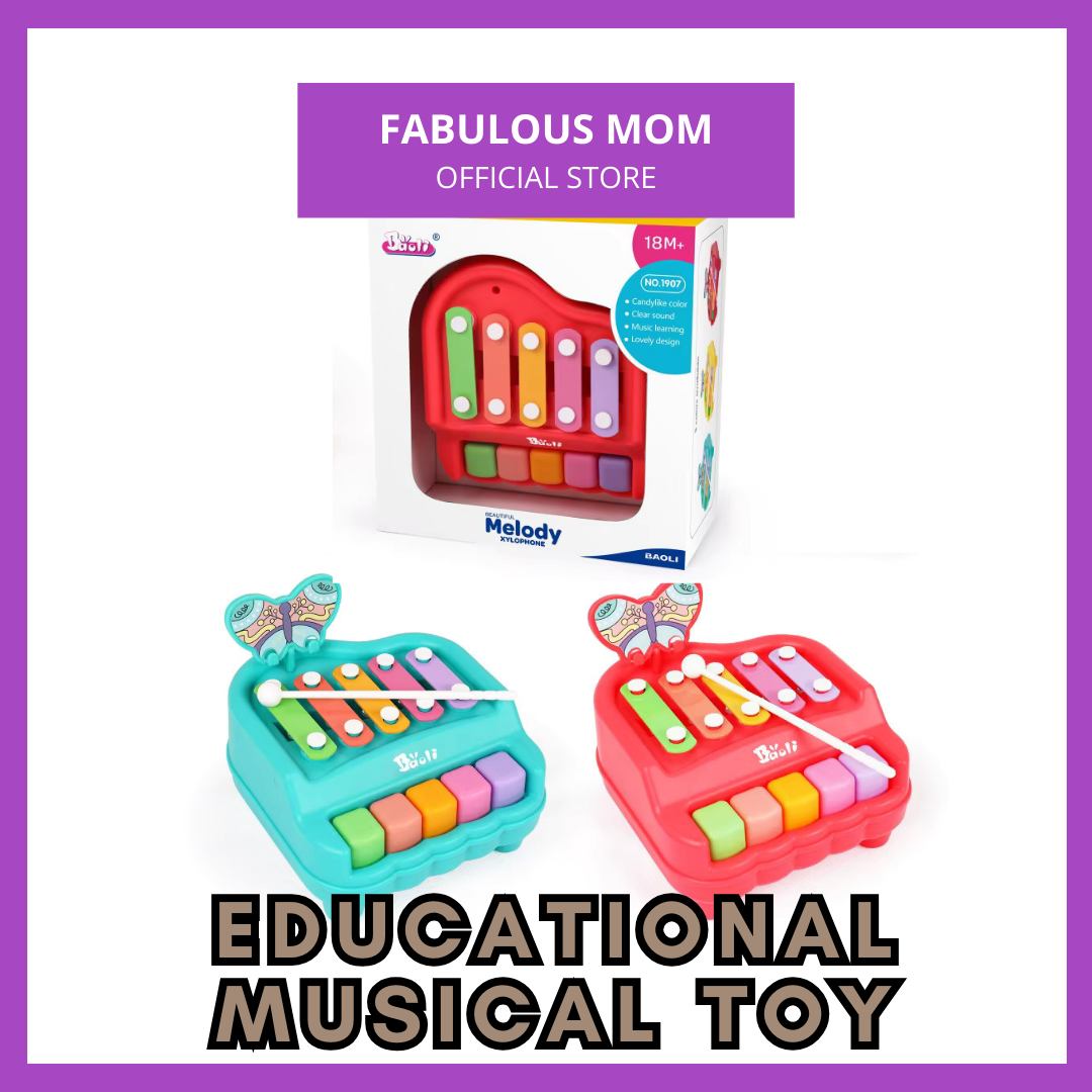 Kids Educational Toy 2 in 1 Small Piano Xylophone Musical Toy for Kids