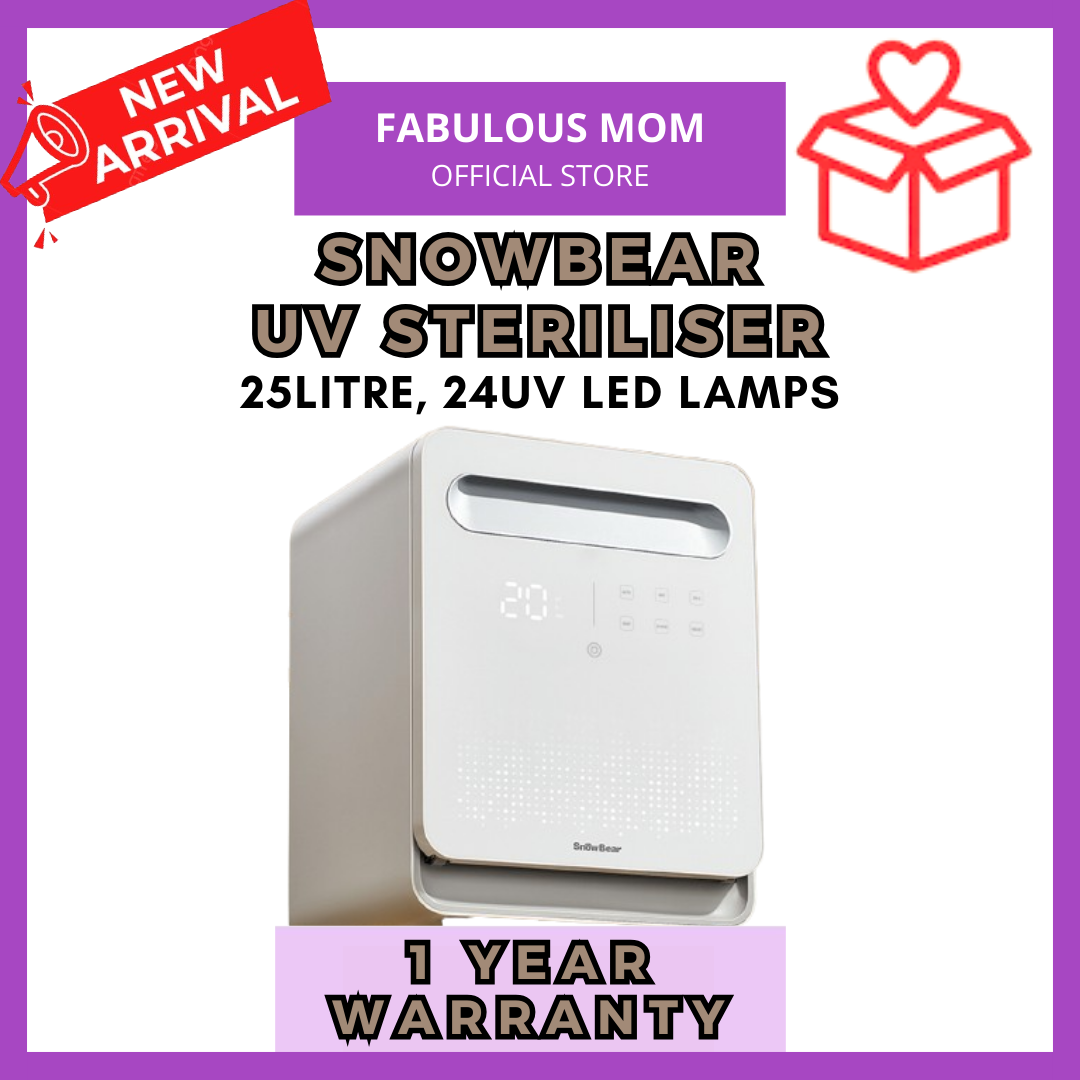 [SNOWBEAR] UV Steriliser LED 25 Litre 24UV Lamps Ultraviolet Sterilize Bottle Accessories Dryer + FREE GIFT