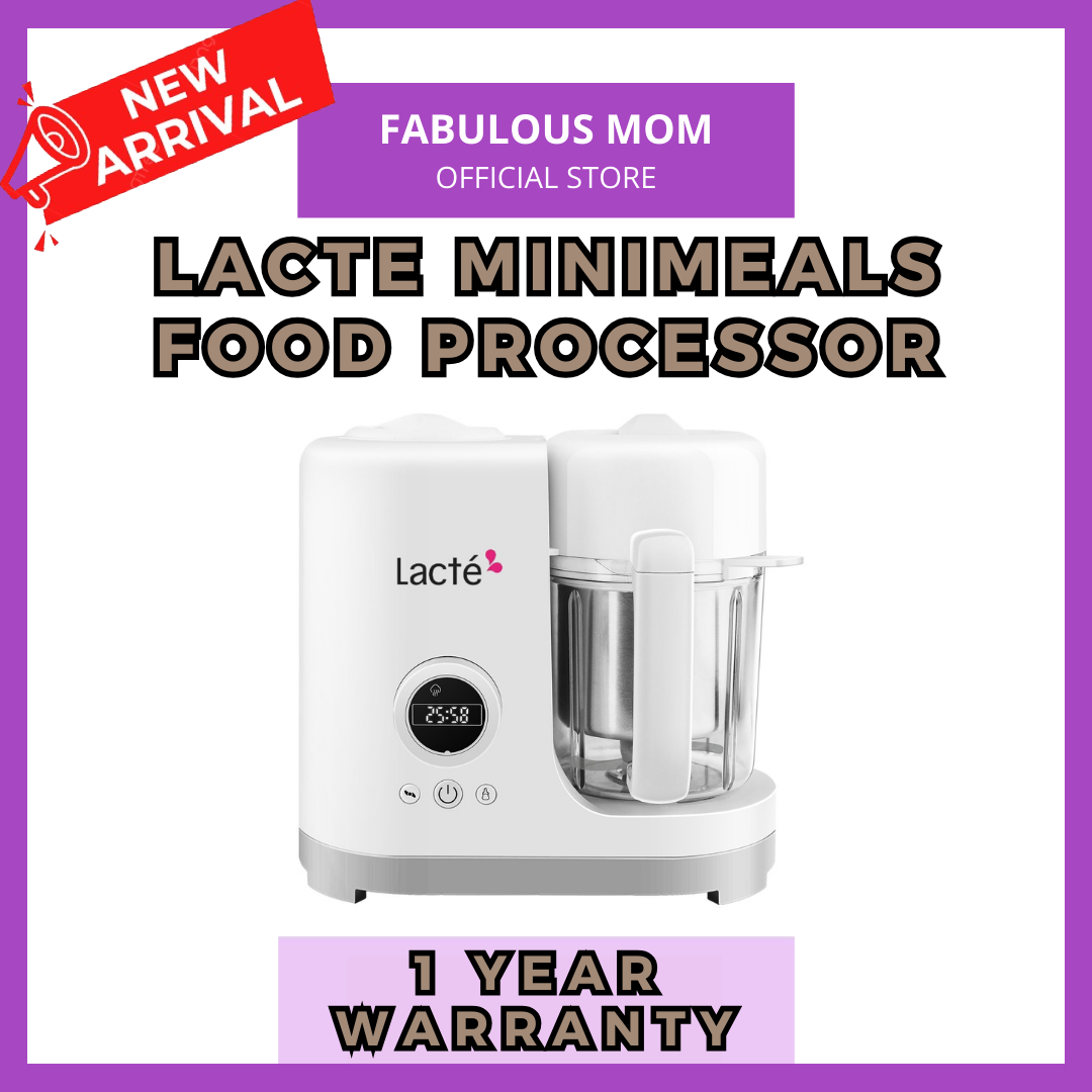 10% OFF [LACTE] Multifunction Baby Food Processor MiniMeals Master Makanan Bayi + FREE GIFT
