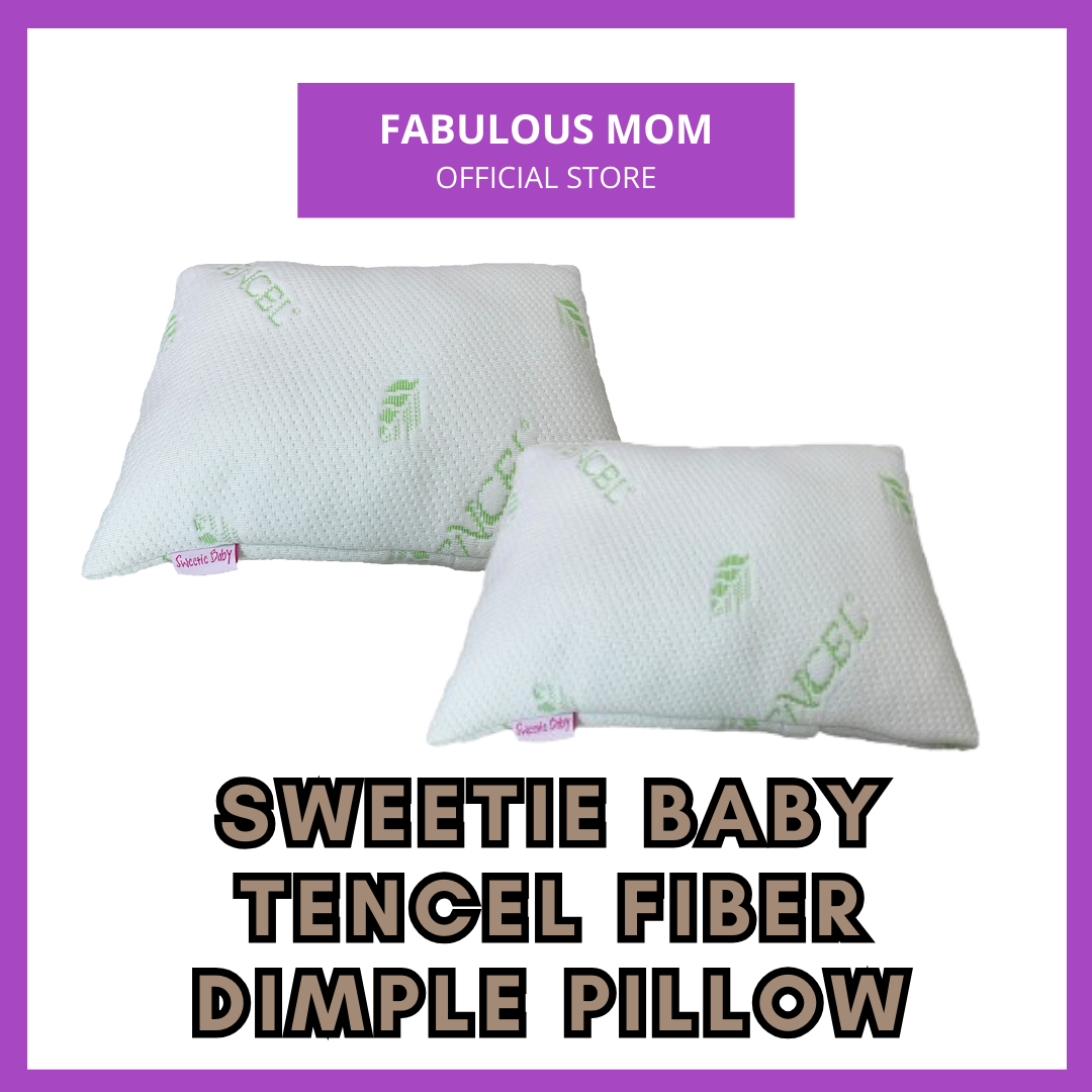 [SWEETIE BABY] Newborn Baby Premium Plus Tencel Fabric Dimple Pillow Bantal Bayi Tebal