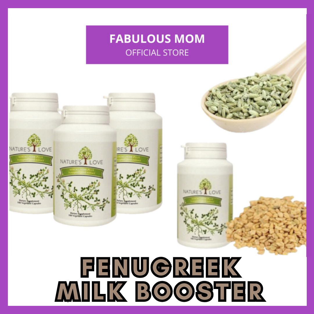 [NATURE'S LOVE] Fenugreek Seed Capsule 100's - Breastfeed Longer Milk Booster
