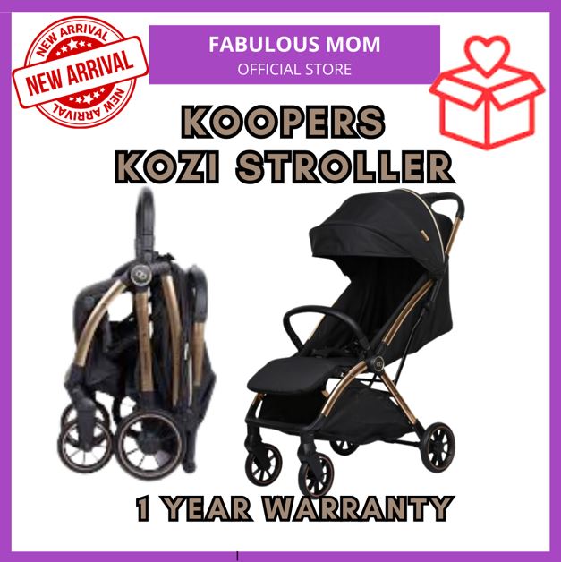 MOTHER'S DAY PROMO!![KOOPERS] Kozi Stroller | EN1888 Approved + FREE KOOPERS CUP & PHONE HOLDER
