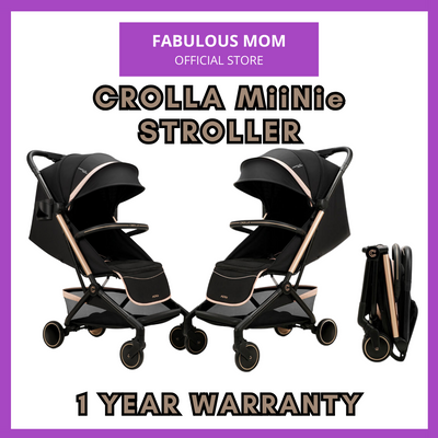 MOTHER'S DAY PROMO[CROLLA] MiiNie ABSOLUTELY MINI STROLLER FROM NEWBORN TO 22KG + 1 YEAR WARRANTY + FREE BABY TOWEL & STROLLER HOOK