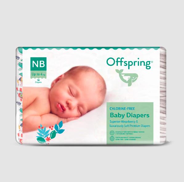 Offspring Fashion Tape Diapers NB-L Size