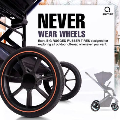MOTHER'S DAY PROMO [ QUINTON ] NIOR STROLLER + 1 YEAR WARRANTY + FREE SILICONE BIB