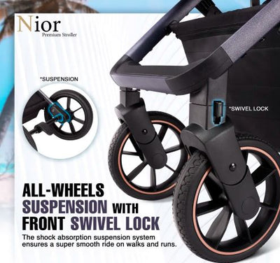 MOTHER'S DAY PROMO [ QUINTON ] NIOR STROLLER + 1 YEAR WARRANTY + FREE SILICONE BIB