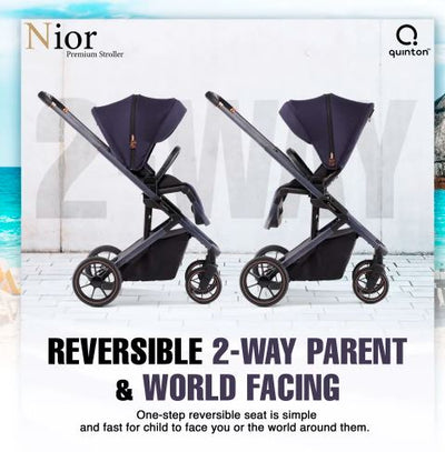 MOTHER'S DAY PROMO [ QUINTON ] NIOR STROLLER + 1 YEAR WARRANTY + FREE SILICONE BIB